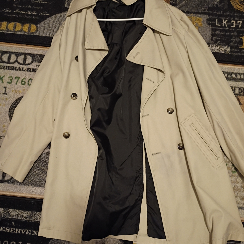 London Fog Beige Long Coat